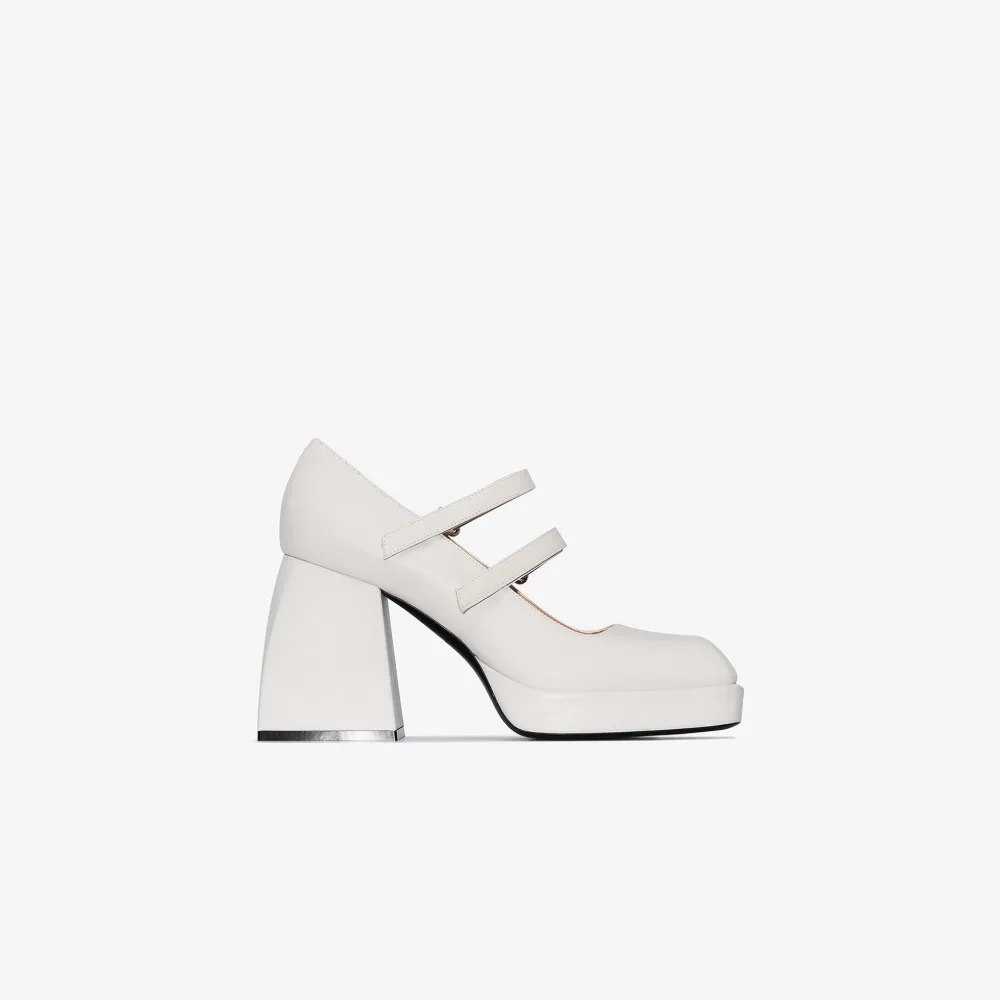 white mary janes