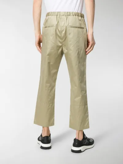 cropped straight pants