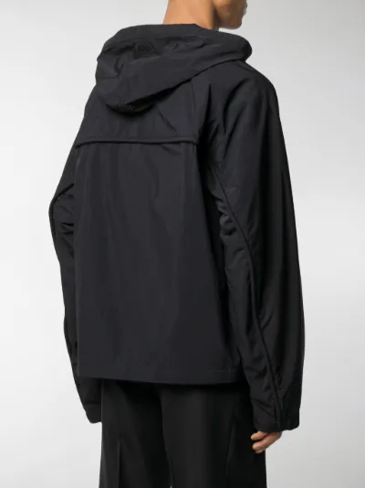 oversized hooded windbreaker