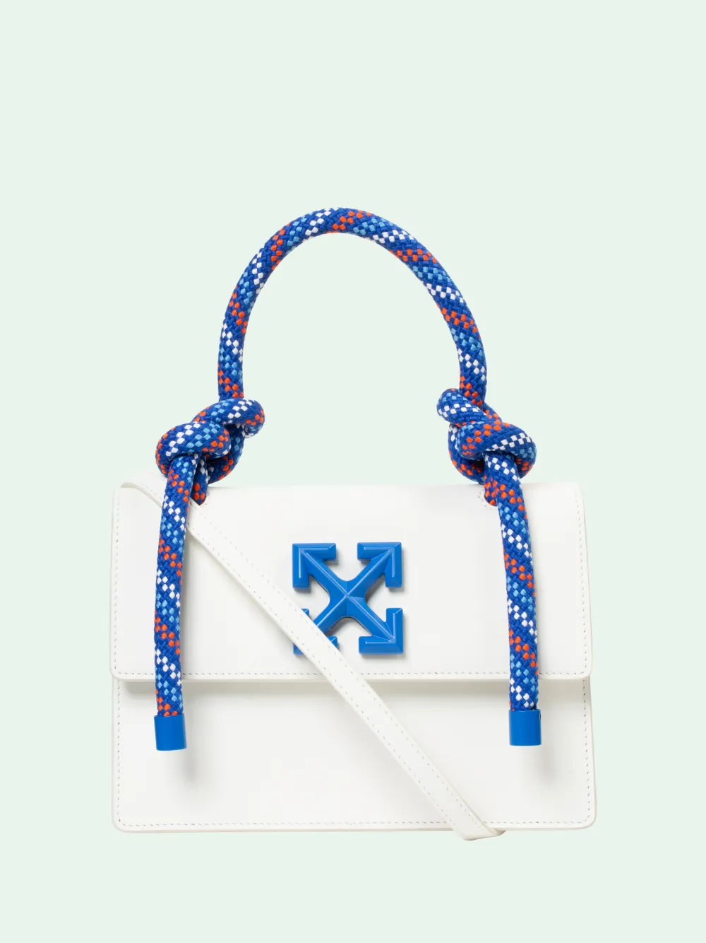 Blue off white bag sale