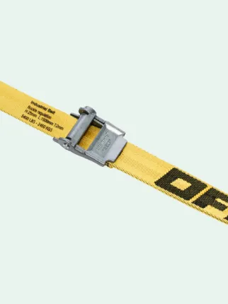 2.0 MINI INDUSTRIAL BELT in yellow | Off-White™ Official US