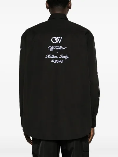 Tシャツ・カットソー Off-White Off White 23 Logo Heavycot Overshirt Buy Off-White 23 Logo Heavycot Overshirt 'Black/White