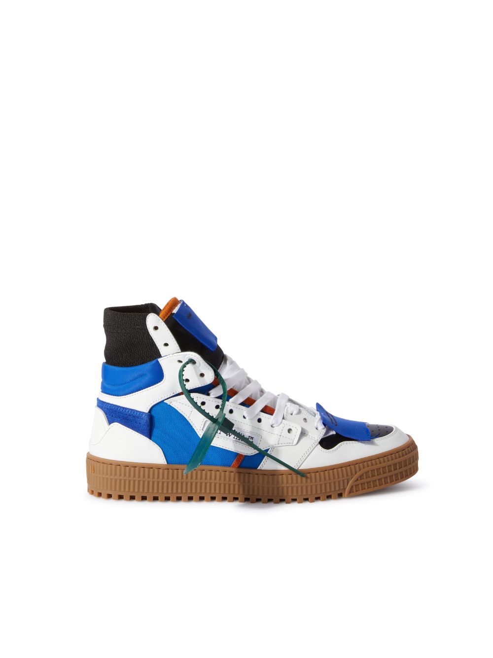 3.0 OFF COURT CALF LEATHER BLUE FLUO WH on Sale - Off-White™ Official US