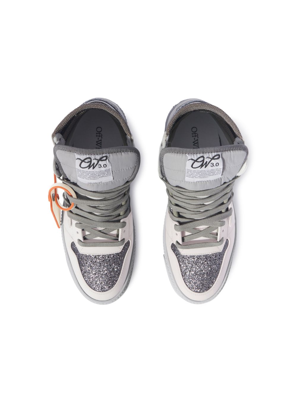 3.0 OFF COURT GLITTER in grey | Off-White™ Official US