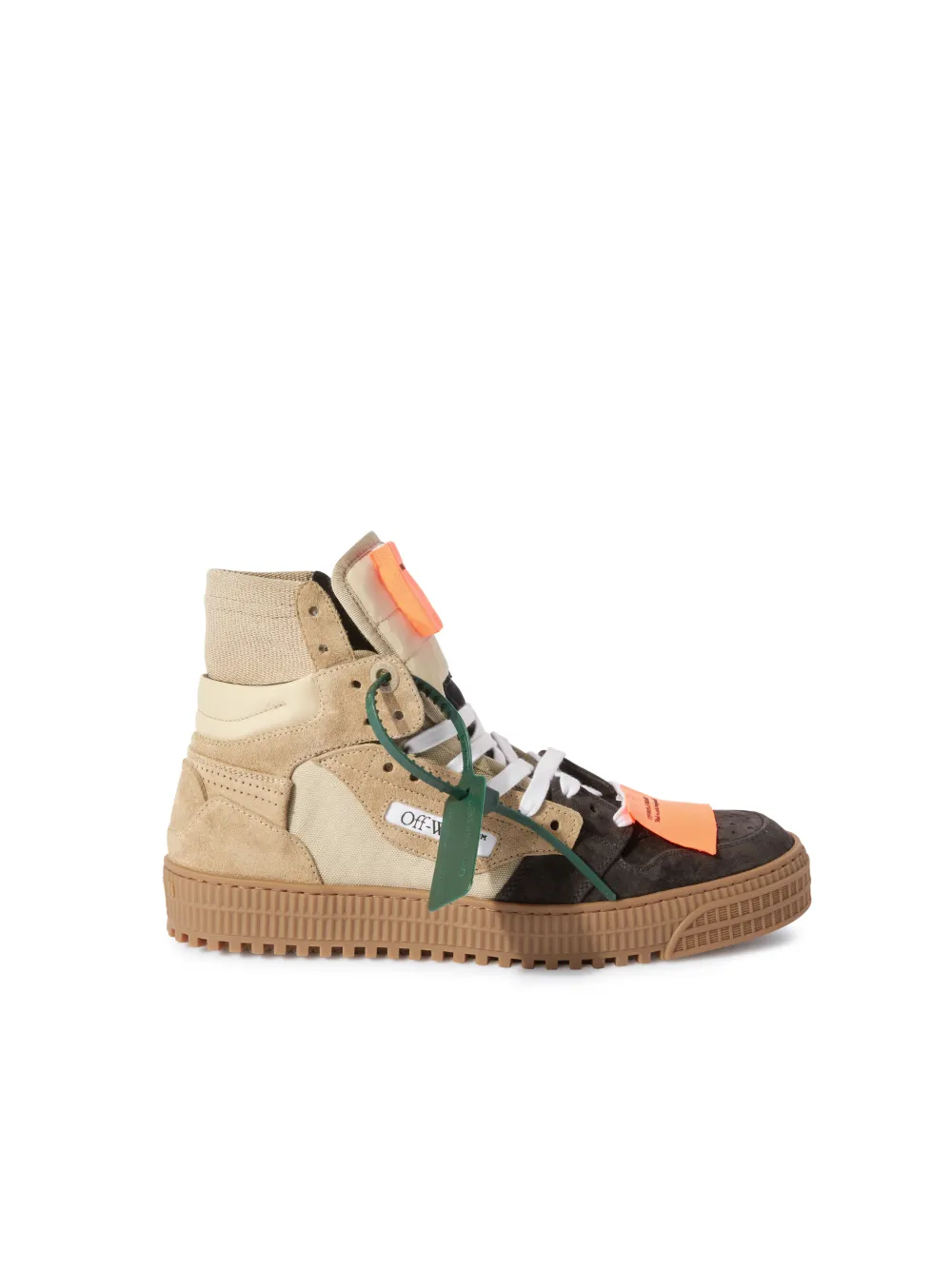 Off-White - Off-Court 3.0 Suede, Leather and Canvas High-Top