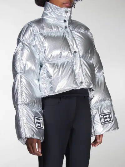off white silver jacket