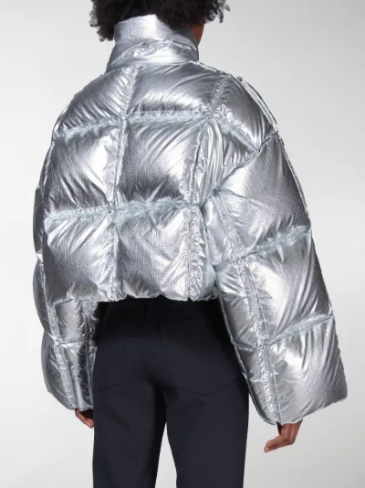 off white silver jacket