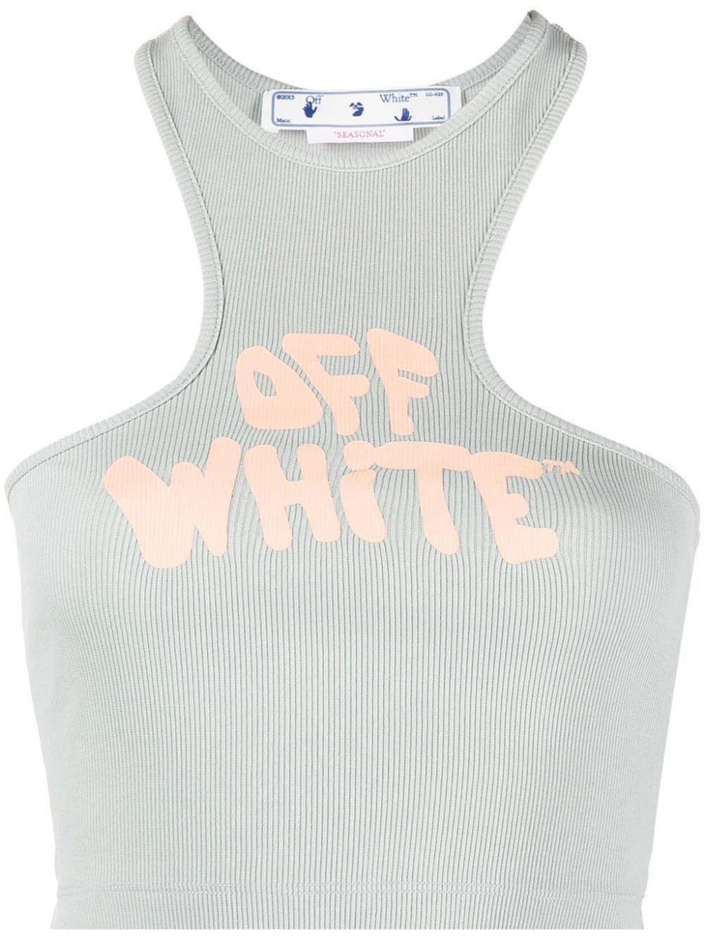 70s Type Logo ribbed tank top | Off-White | Eraldo.com