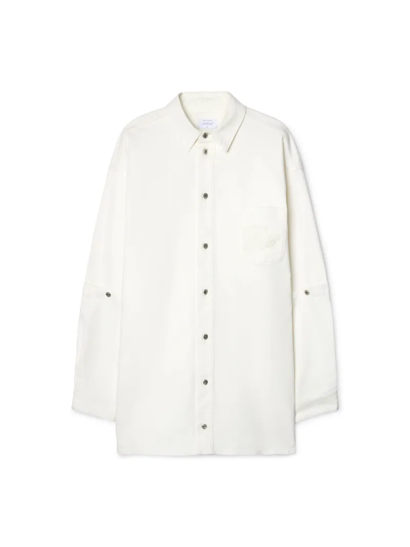 Off white hotsell button shirt