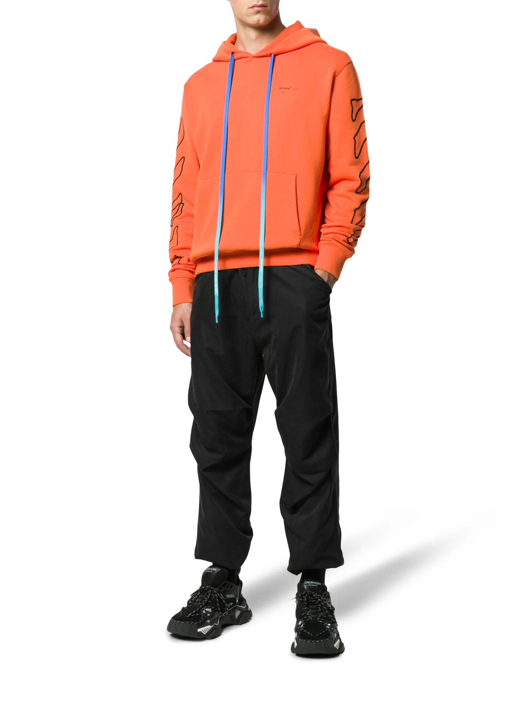 Off-White abstract arrow logo hoodie | Eraldo.com MH