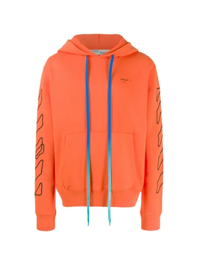 Off white arrow logo hot sale hoodie