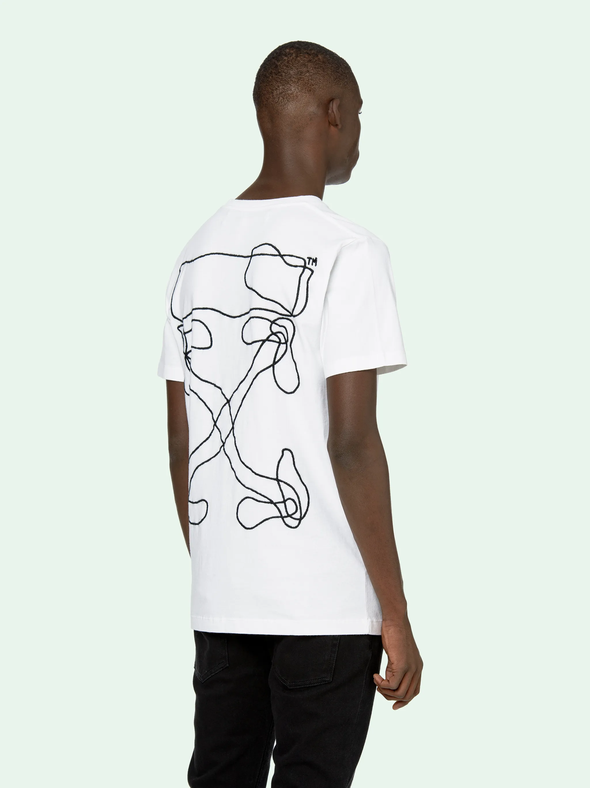 off white abstract arrows t shirt
