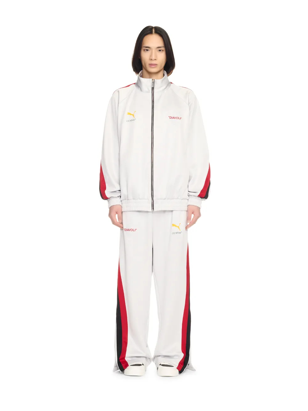 AC MILAN X PUMA TRACK TOP in grey | Off-White™ Official US AC MILAN X PUMA TRACK TOP in grey | Off-White™ Official US