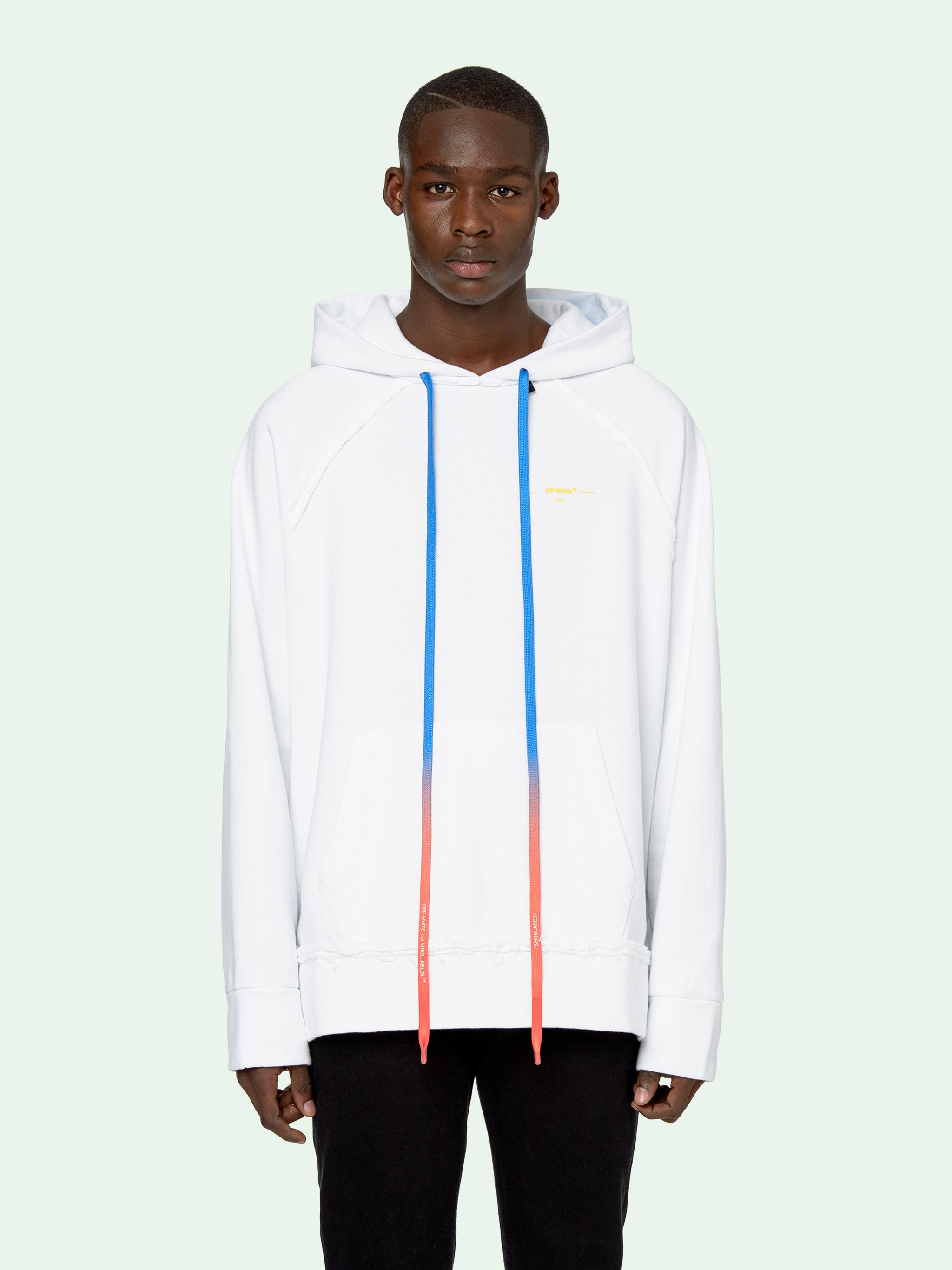 white hoodie off white