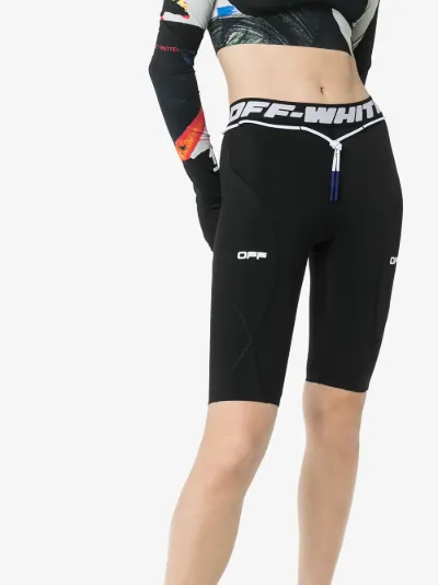 off white cycling shorts