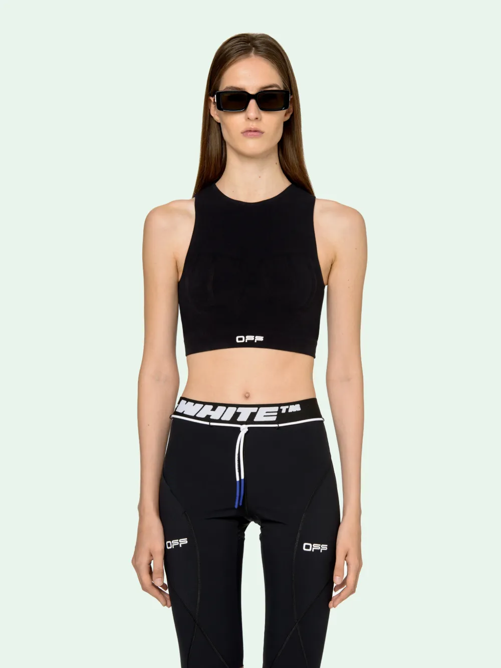 off white womens crop top