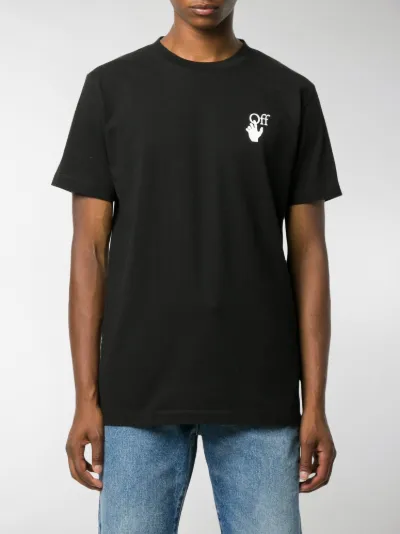 Off-White Agreement print T-shirt black 