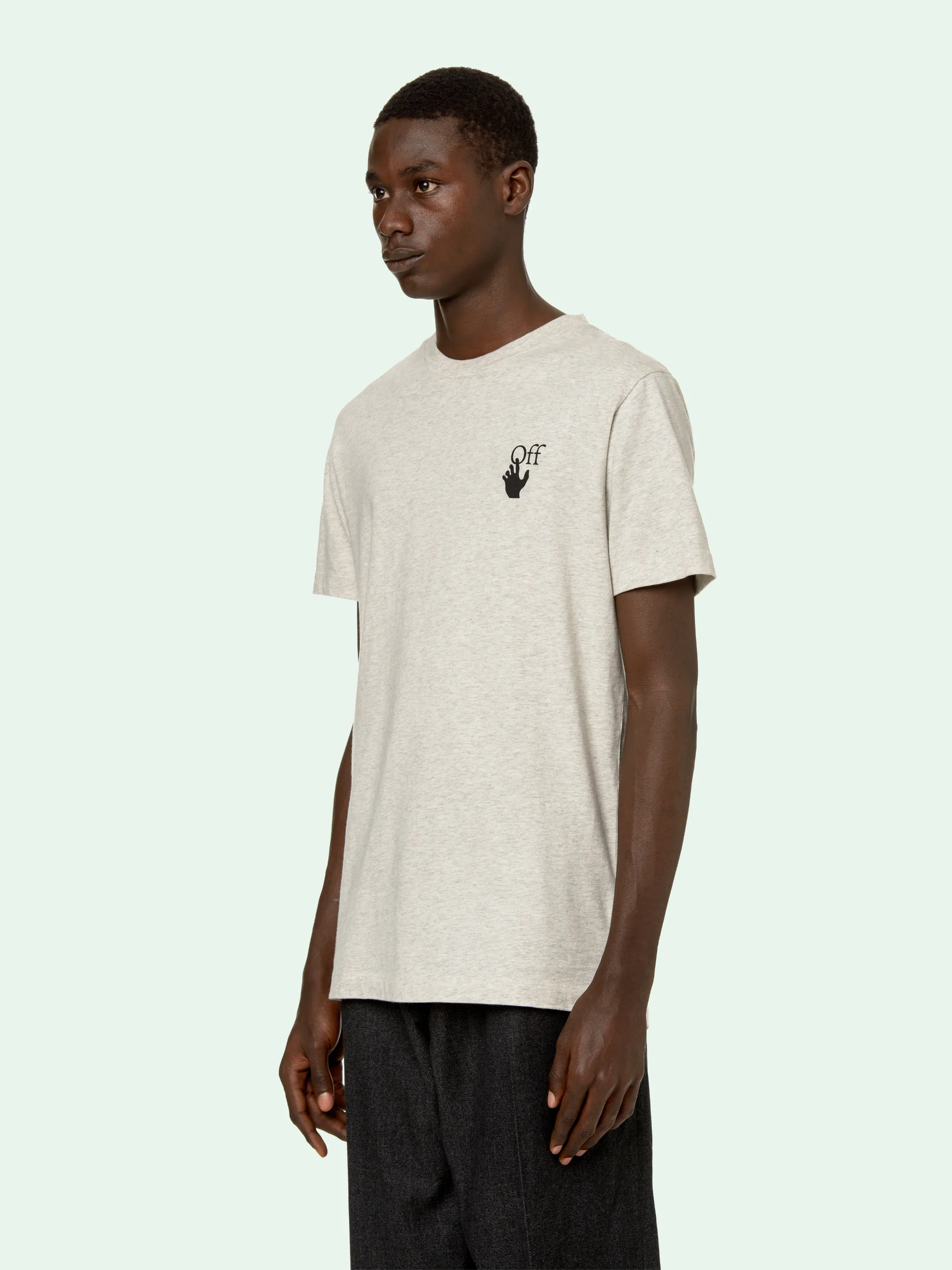 off white clover tee