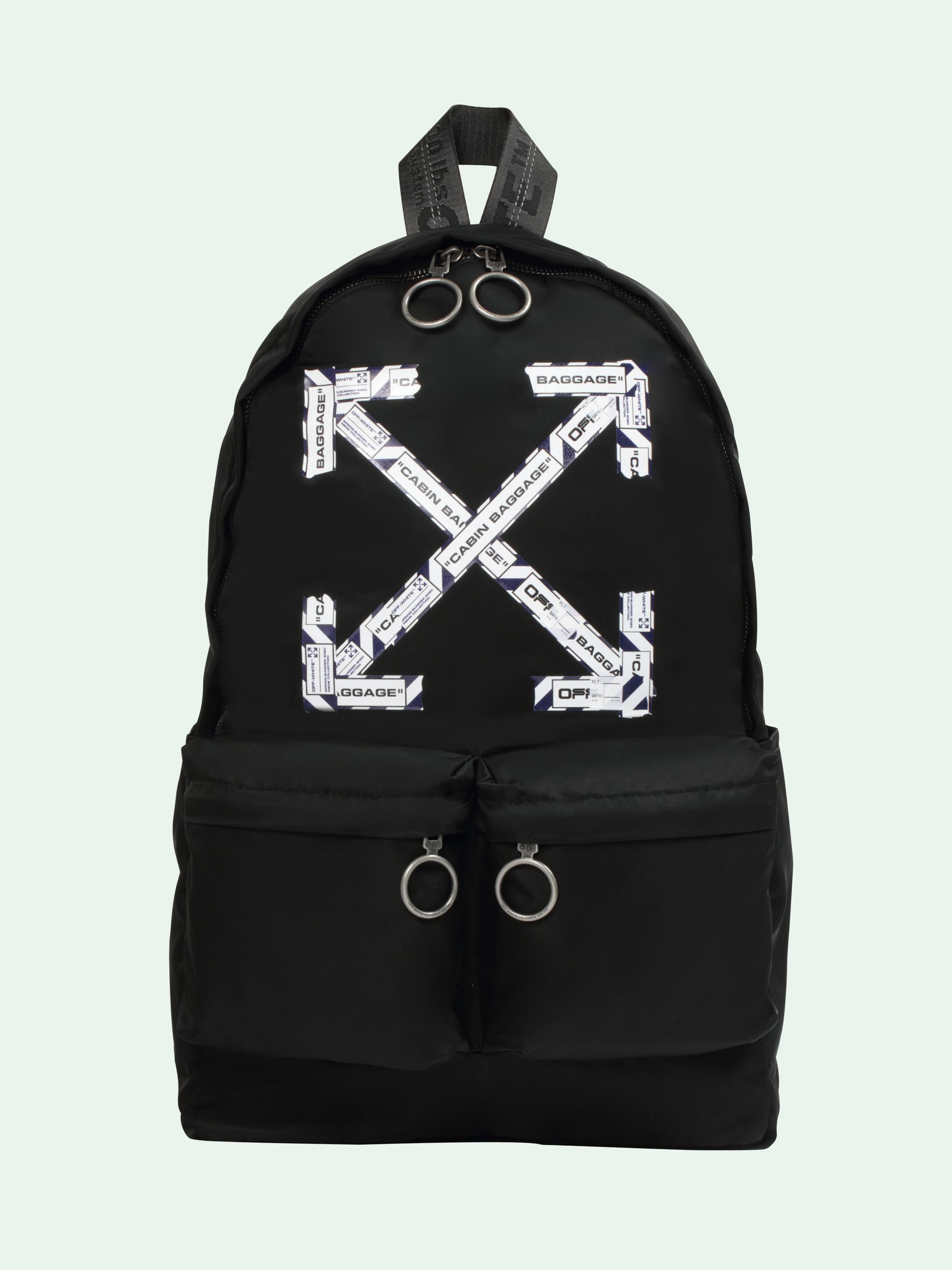 black and white bookbags