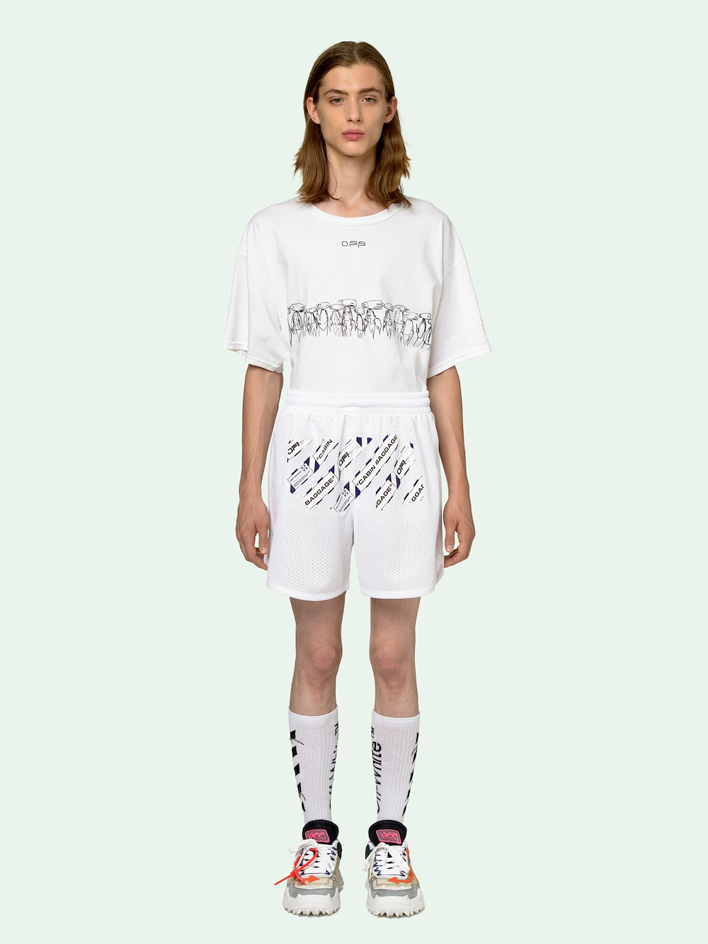 AIRPORT TAPE MESH SHORTS primary image