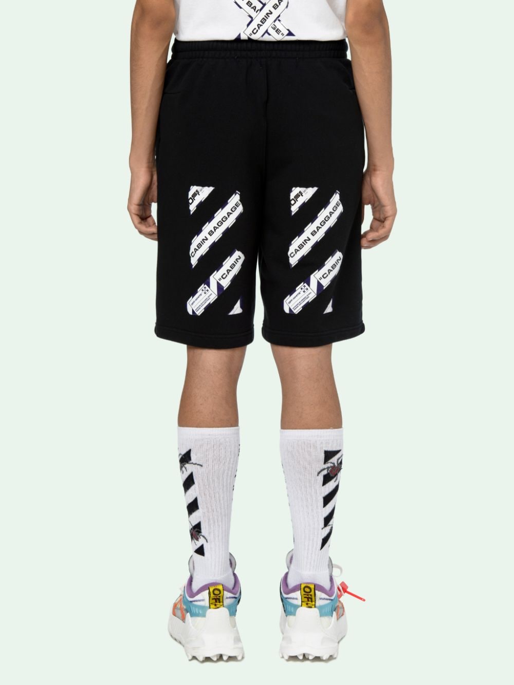 AIRPORT TAPE SWEATSHORTS in black | Off-White™ Official AN