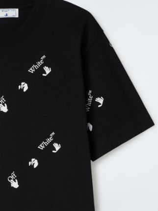 【得価低価】新品★Off-white OW ALLOVER S/S SLIM TEE Tシャツ/カットソー(半袖/袖なし)