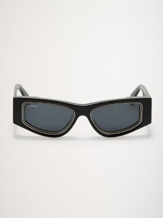 Andy square-frame sunglasses in grey | Off-White™ Official US