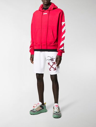 off white arachno shorts