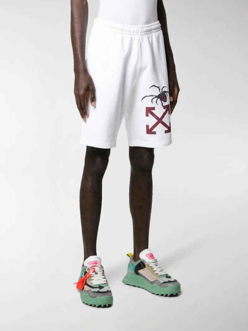 off white arachno shorts