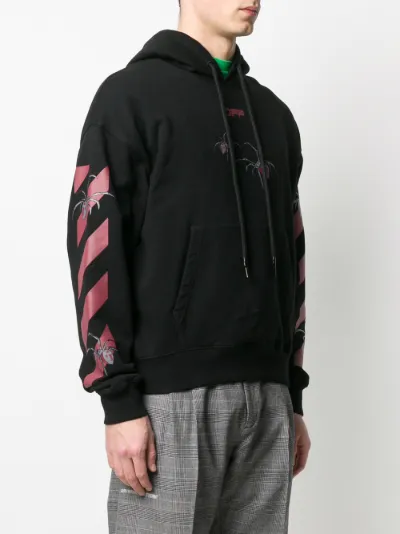 Off White Arachno oversized hooded sweatshirt Eraldo US