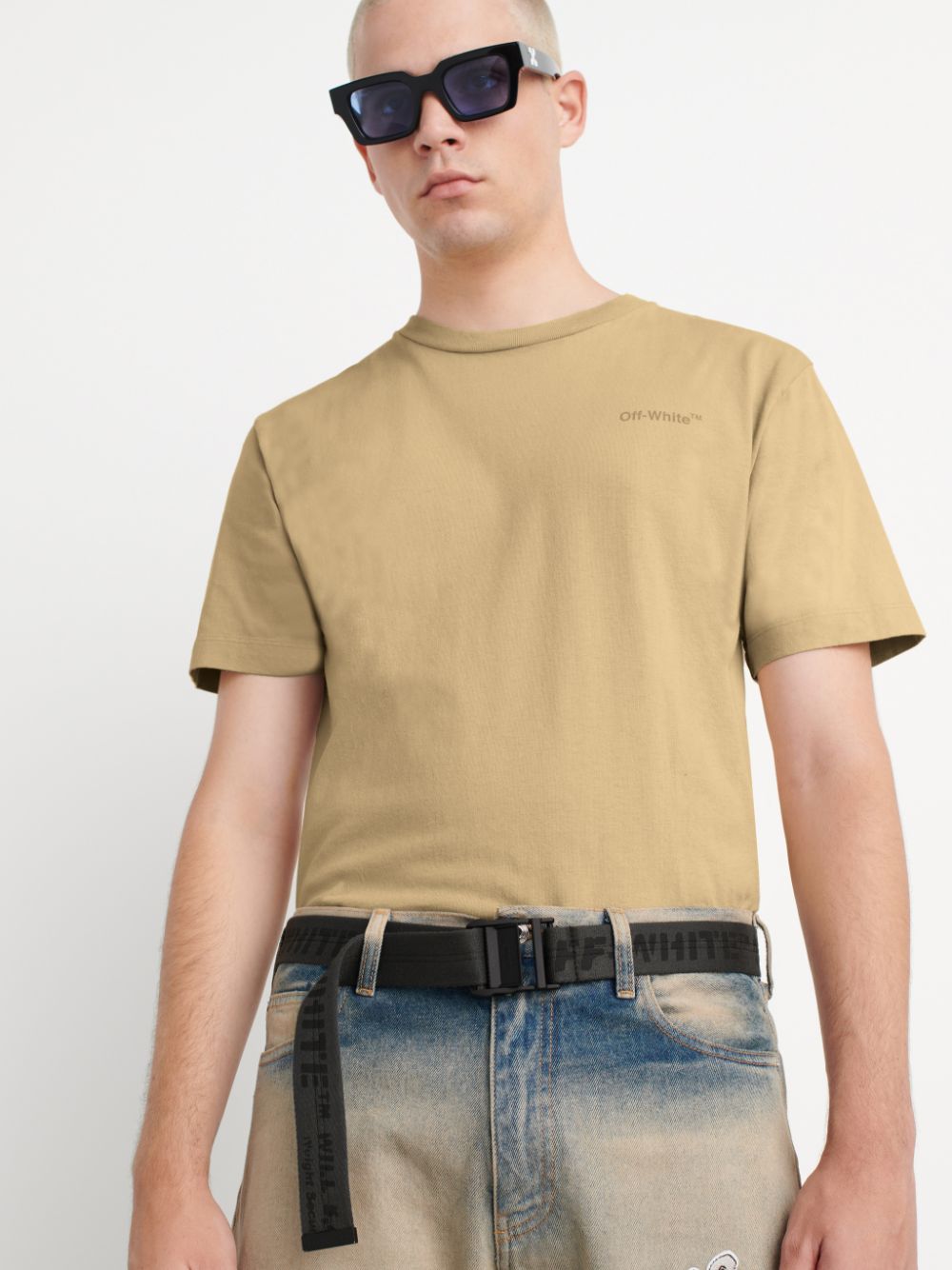 Off white belt clearance shirt