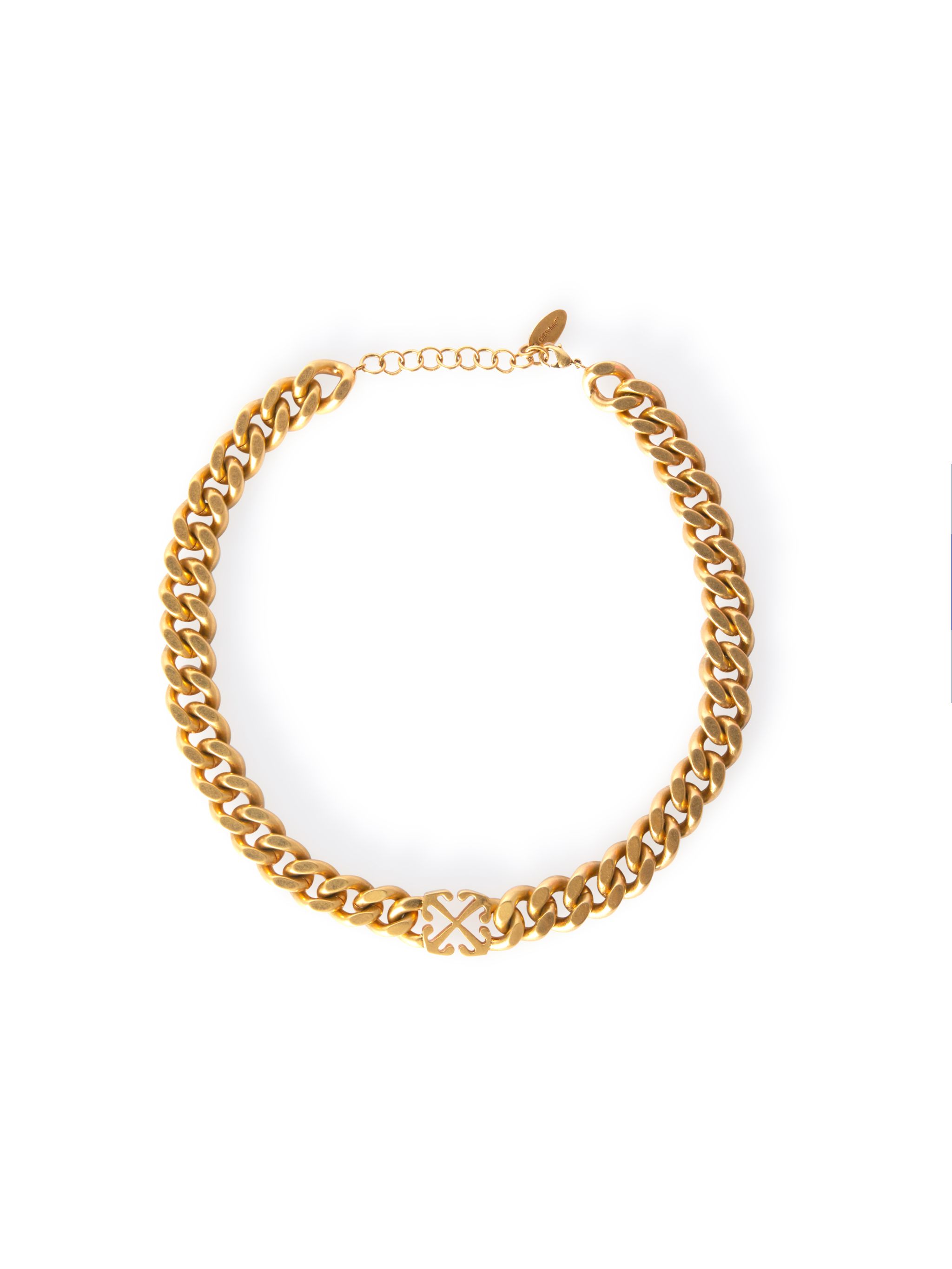 Off white hot sale gold necklace