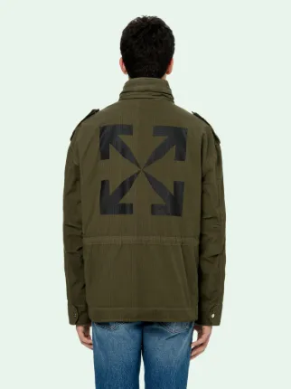 ARROW FIELD JACKET in green | Off-White™ Official TH