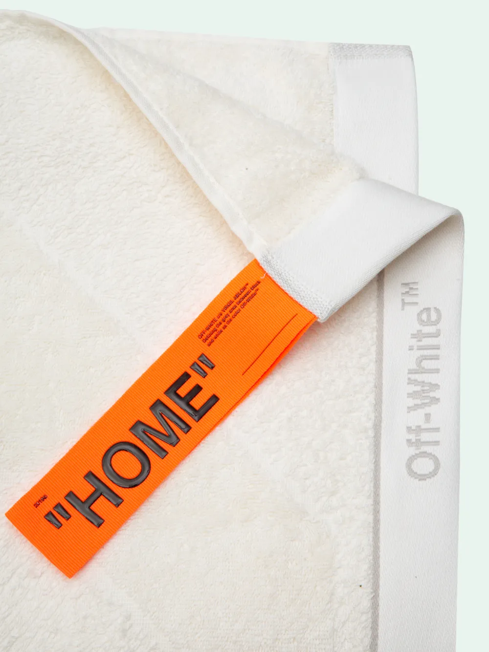 off white towels