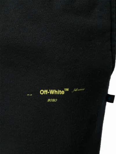 arrow logo print track pants | Off 