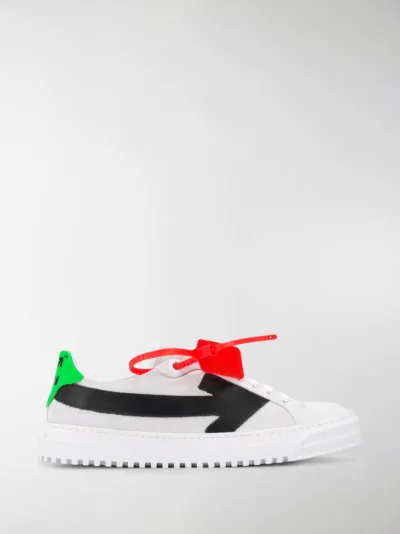 off white arrow print sneakers