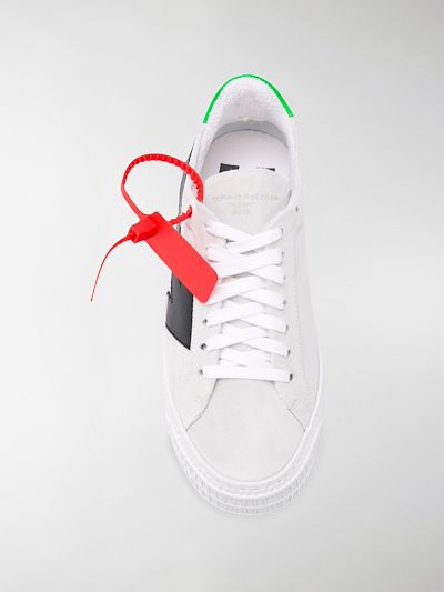 off white arrow print sneakers