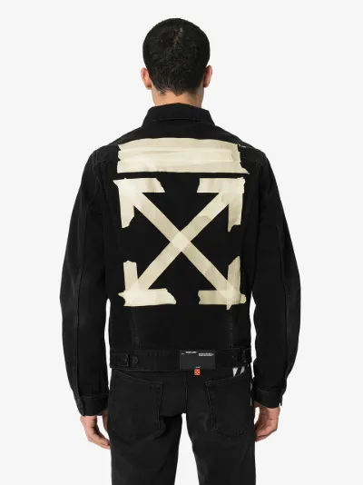 jacket denim off white