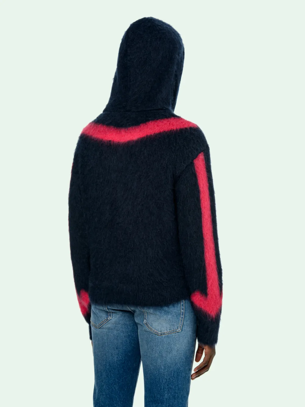 ARROWS FUZZY HOODIE