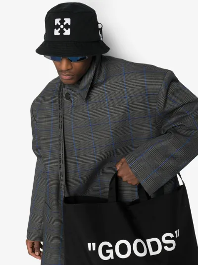 off white bucket hat