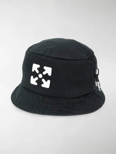 off white bucket hat