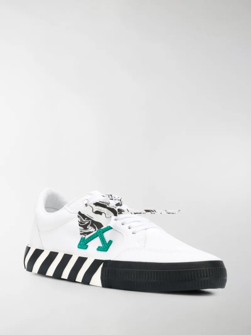 off white arrow low top sneakers