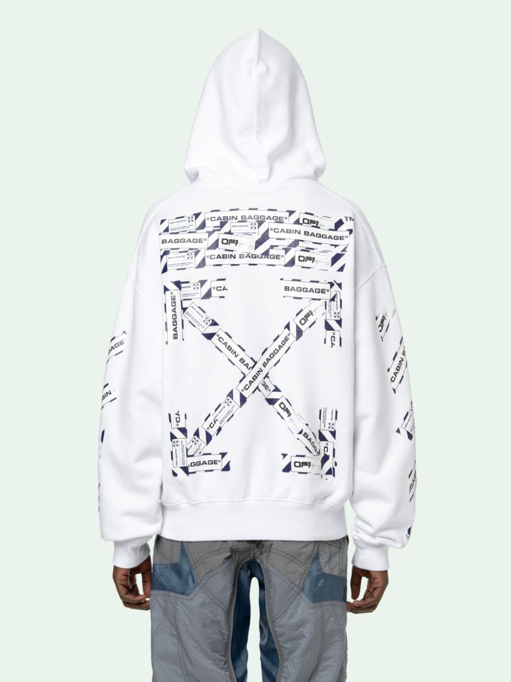 arrows print hoodie