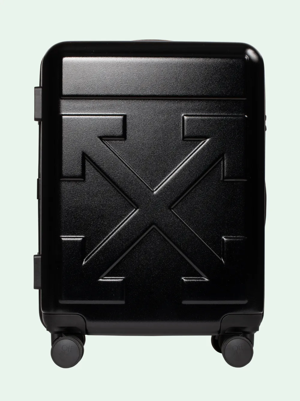 off white suitcase