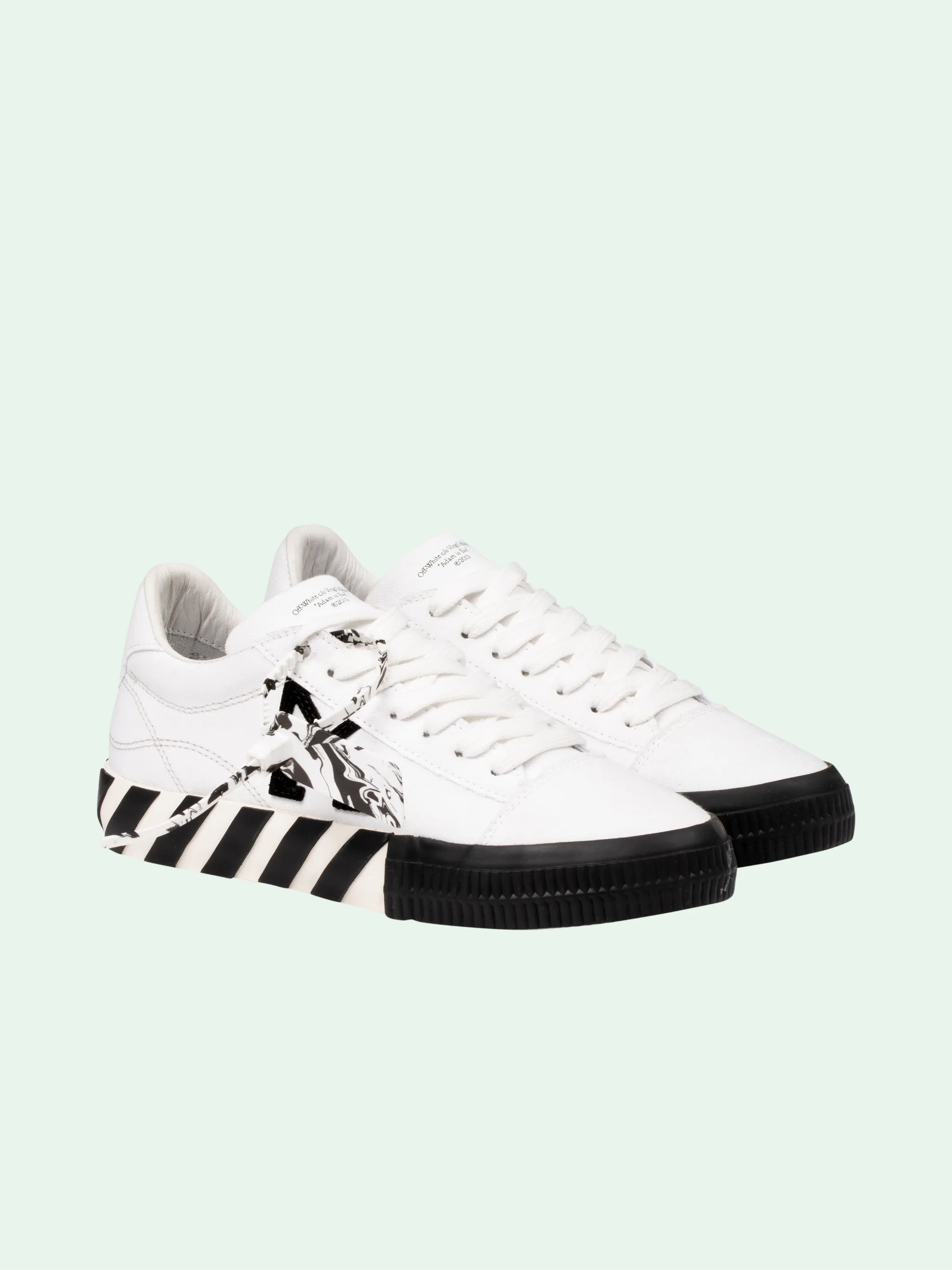 off white arrow low top sneakers