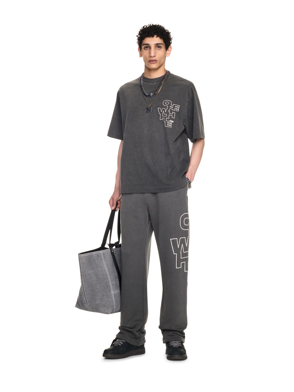 BALCK OUTLINE ARROW SWEATPANTS in grey | Off-White™ Official AQ