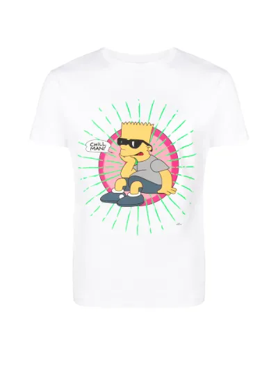 Off 2024 white bart simpson tee