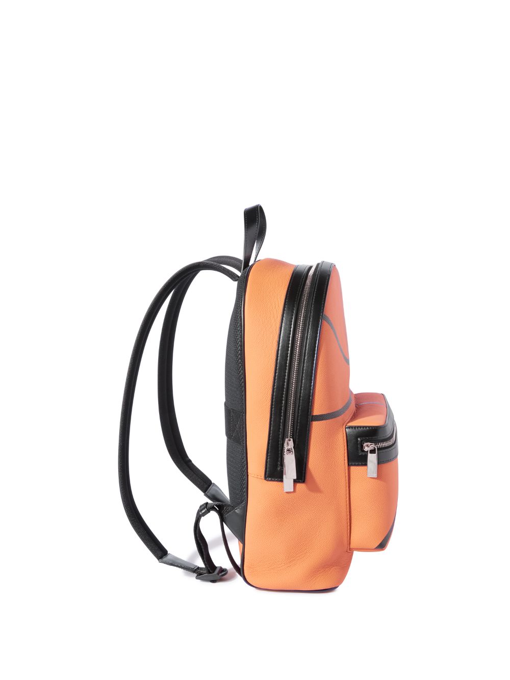 BASKET ROUND BACKPACK in orange Off White Official US