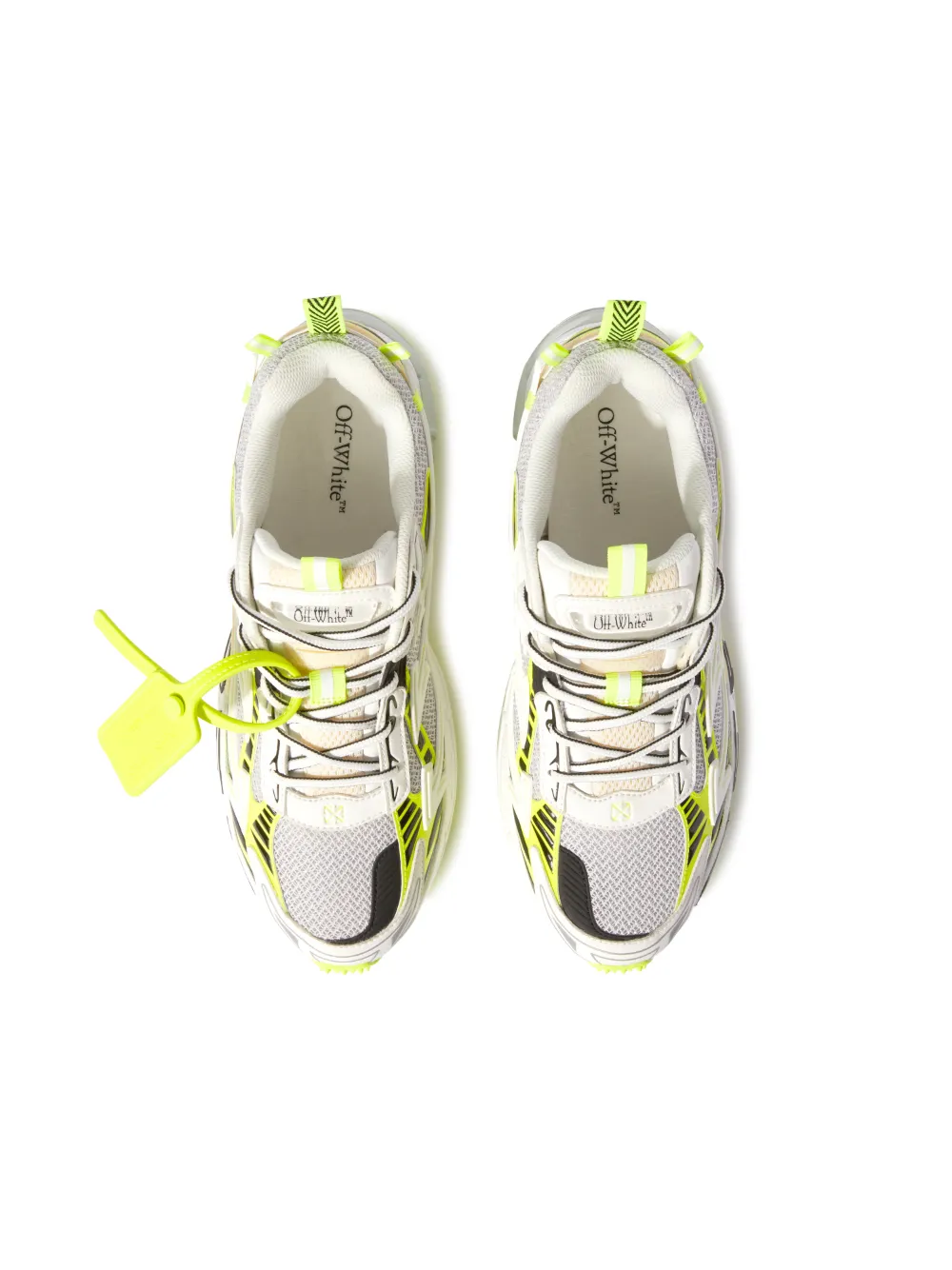 Be Right Back in 165 white yellow fluo Off White Official US