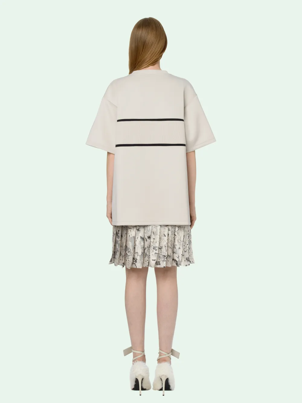 Off white best sale sweatshirt dress